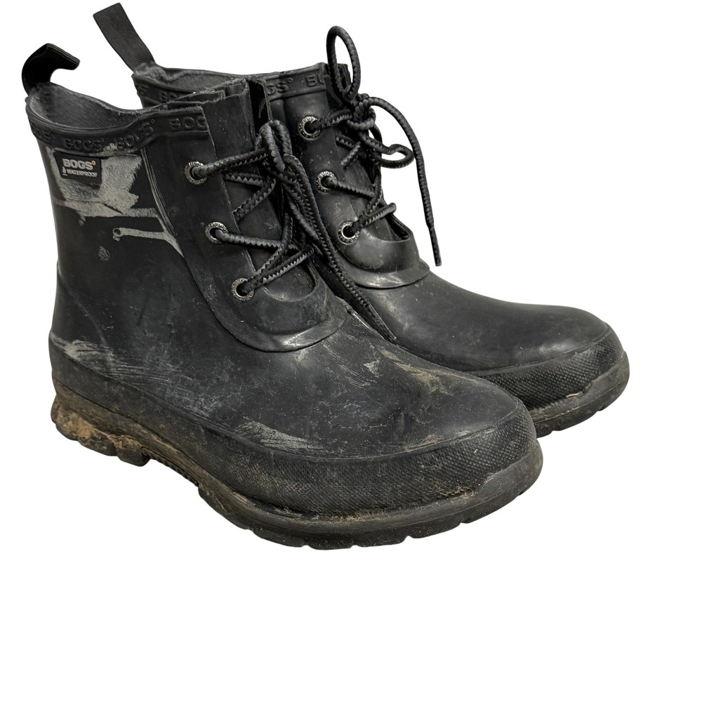 Bogs Boots Womens Size 7‎ Black Havanda Chukka Waterproof Rain Ankle 72706-001